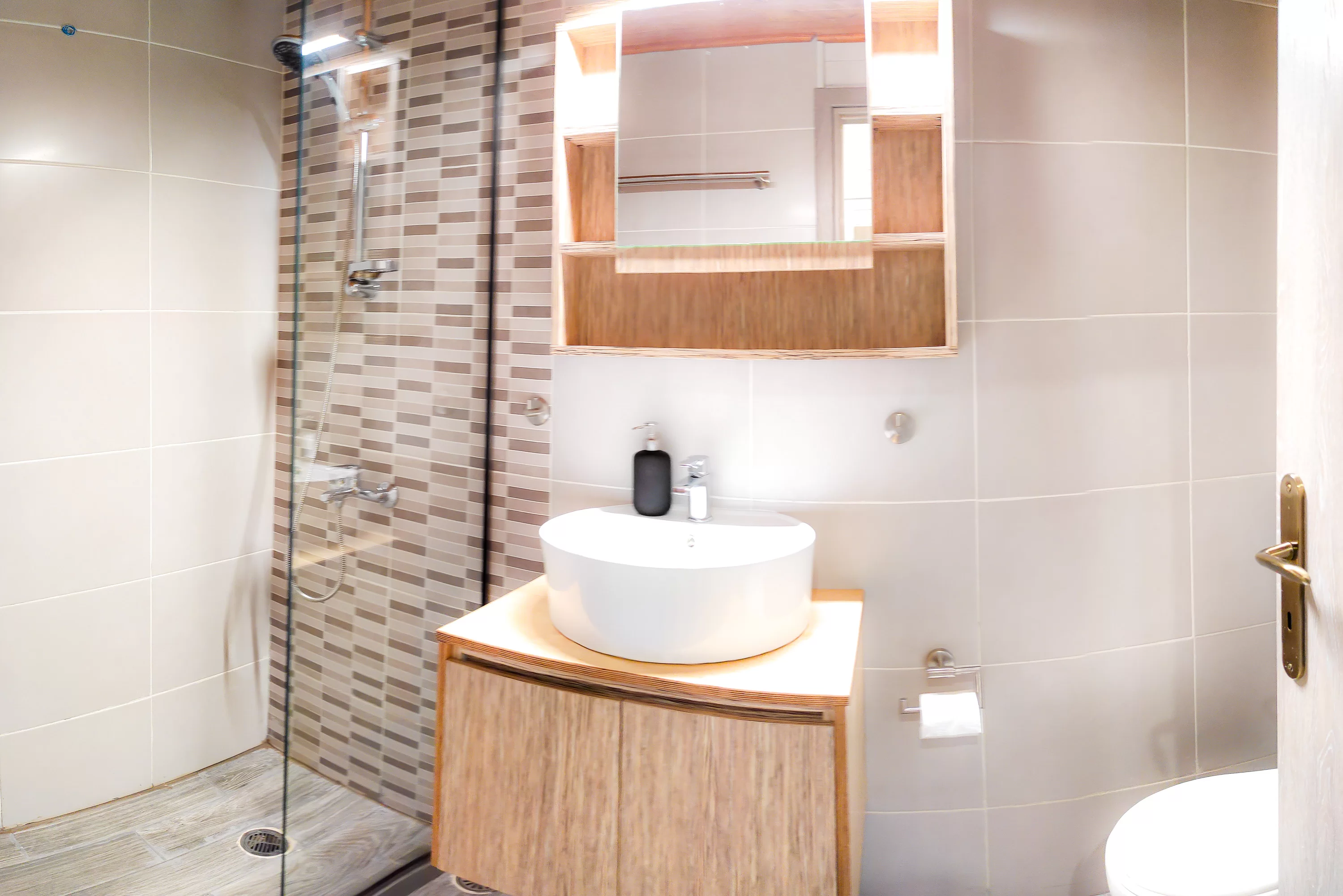 Separated BATHROOM in every apartment