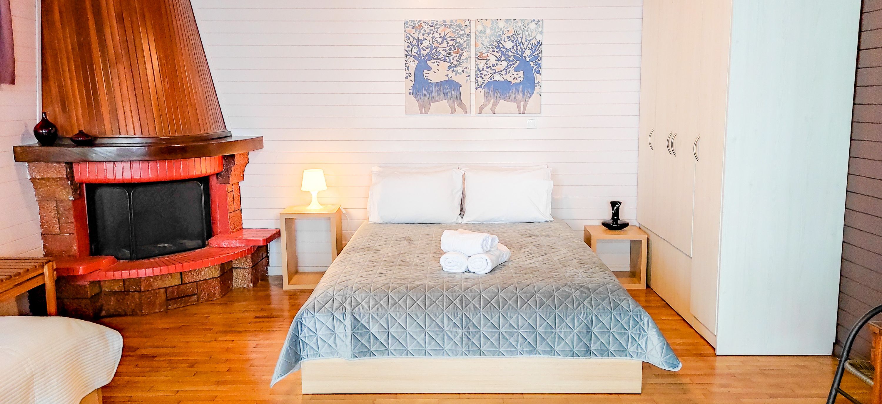 Fieplace in biggest apartment